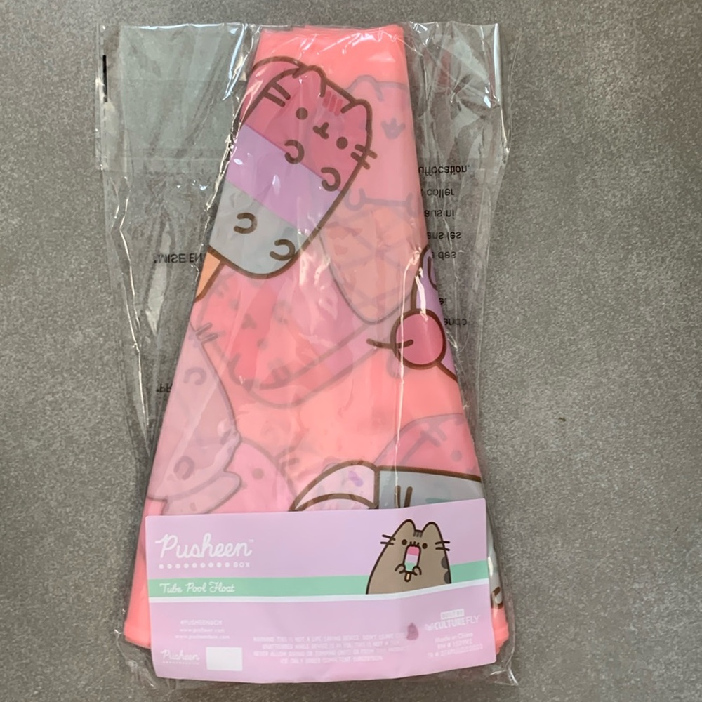 Pusheen Tube Pool Float